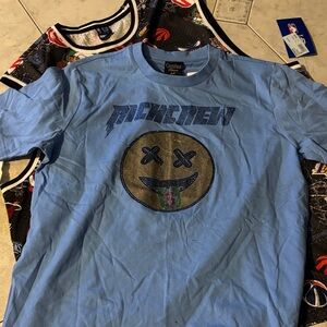 Blue Graphic Tee for Men